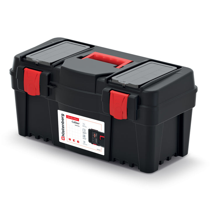 KISTENBERG CALIBER KCR5530 Verktygslåda Verkstad Förvaringslåda Bärhandtag 55 cm Stabil ABS-plast