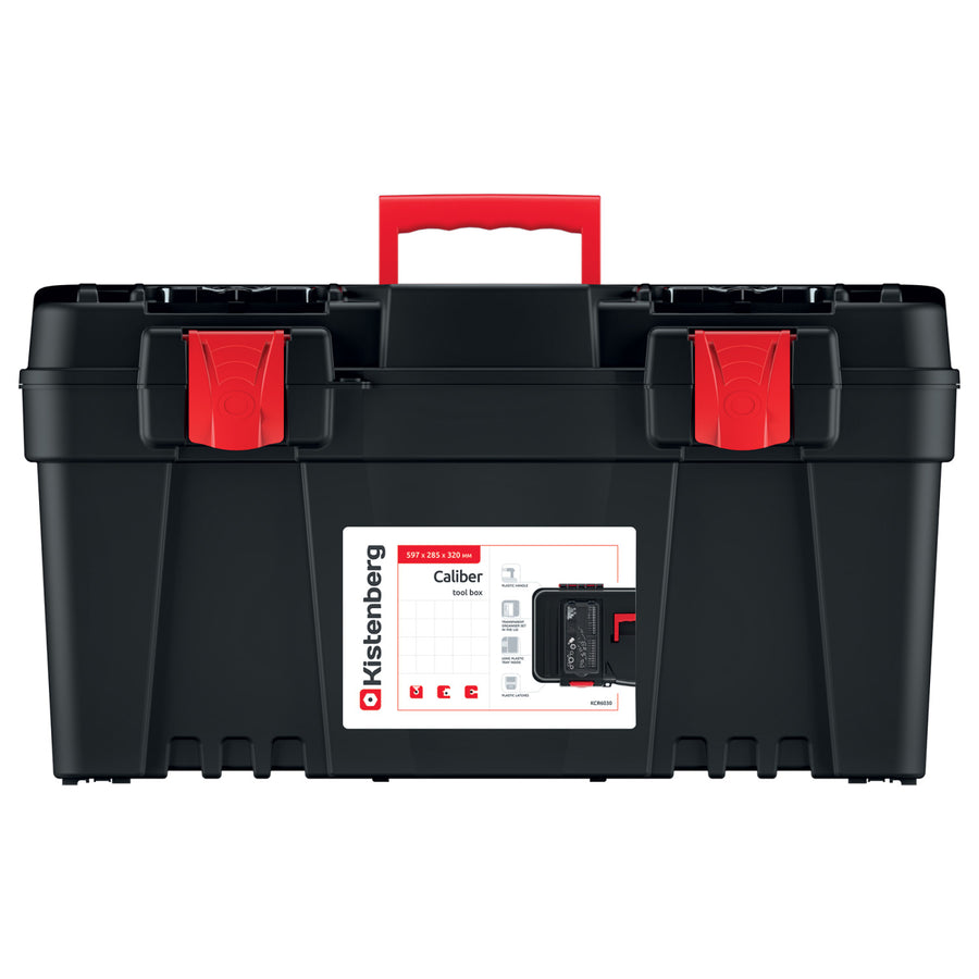 KISTENBERG CALIBER 60 KCR6030 Verktygslåda med handtagslockfack 60 cm Robust ABS polykarbonat