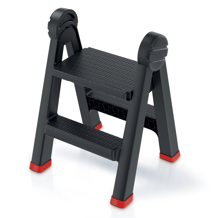 Kistenberg Titan KLD4565 Fällbar Stegstege 150kg Mini 2-Stegs Halkfri Robust Hållbar Robust Verkstad Hem Garage
