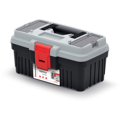Kistenberg KOP4020-4C Optima 40 Verktygslåda med Bärhandtag Fack Box Lock Organizers