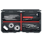 Tool Organizer Verktygslåda 3 Avtagbara Fack 285 x 158 x 57 mm Svart Lock