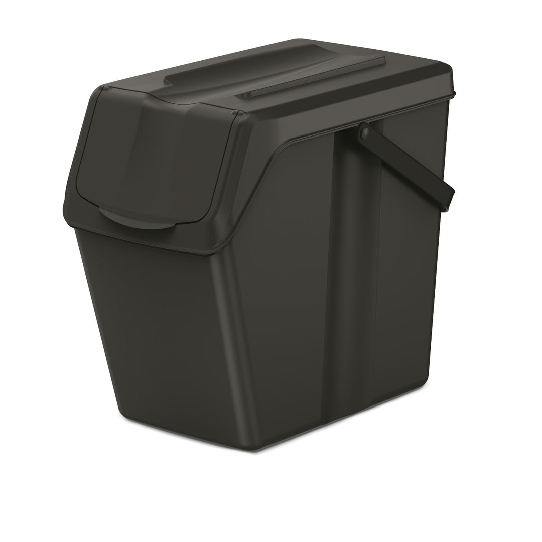 Keden Sortibox Sopsepareringssystem 3x25L Set Avfallssepareringskärl Återvinningskärl Avfallssorteringskorg Plastsoptunnor