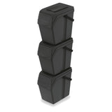Keden SORTI BOX 3x25l soptunna - svart återvinning