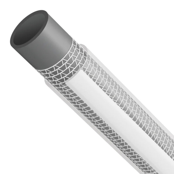 Vartco Silver TFS 3-Lagers Trädgårdsslang Vattenslang Flexibel Antivridslang Trädgårdsbevattning Flexibel Slang UV-Beständig 25 Bar 1/2" 50m