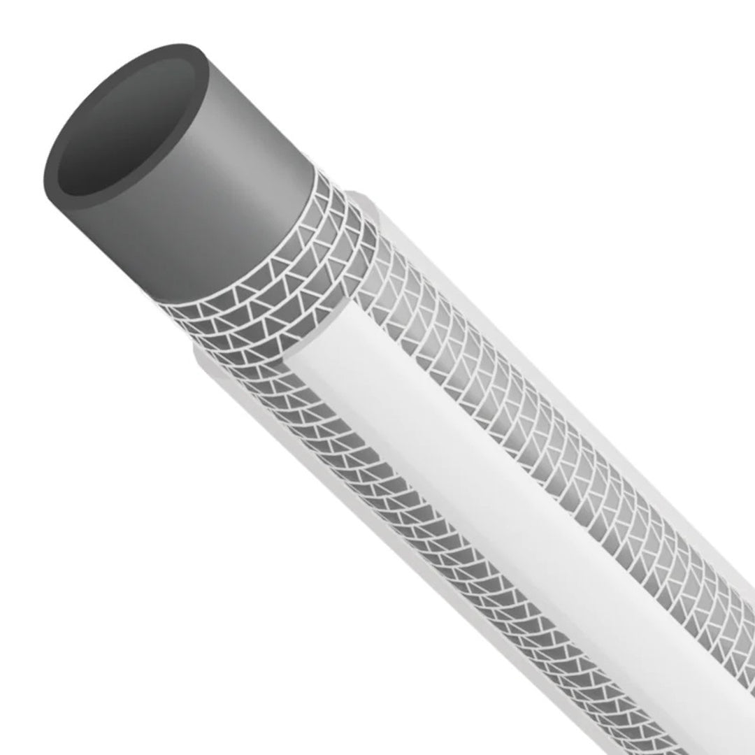 Vartco Silver TFS 3-Lagers Trädgårdsslang Vattenslang Flexibel Antivridslang Trädgårdsbevattning Flexibel Slang UV-Beständig 25 Bar  3/4" 50m