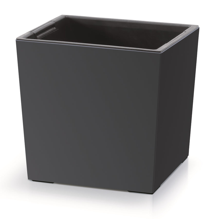 Prosperplast 2in1 Blomkruka Med Inre Kruka Planter Herb Pot Planter Plastic Square 24 cm x 24 cm x 23,5 cm