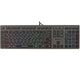 A4tech FX60H QWERTY Speltangentbord 12 Multimedianavigeringsknappar 2 USB Plug & Play-Portar USB-Kontakt Trådbunden Kabellängd 1,5 m