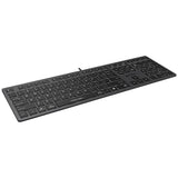 A4tech FX60H QWERTY Speltangentbord 12 Multimedianavigeringsknappar 2 USB Plug & Play-Portar USB-Kontakt Trådbunden Kabellängd 1,5 m (Vit Bakgrundsbelysning)