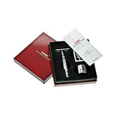 Feather Razor AS-D2S Traditionell Rakhyvel Razor Blade Razor Med Stativ Rakapparat 1st.