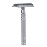 Feather Razor AS-D2S Traditionell Rakhyvel Razor Blade Razor Med Stativ Rakapparat 1st.
