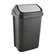 Keeeper Papperskorg Med Svängbart Lock Soptunna Grafit 25L
