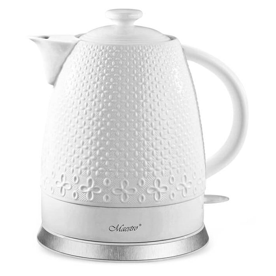 Maestro MR-073 Keramisk Vattenkokare 1,5L Vit 1200W