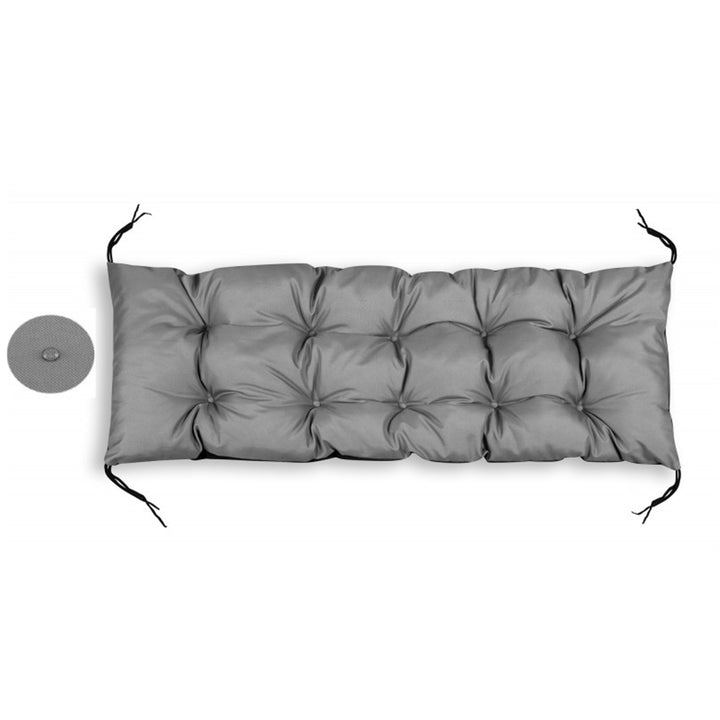 KingGarden Trädgårdsstolsdyna För En Trädgårdsstol Solstolsdyna 180x50cm Vattentät Codura PVC Grå