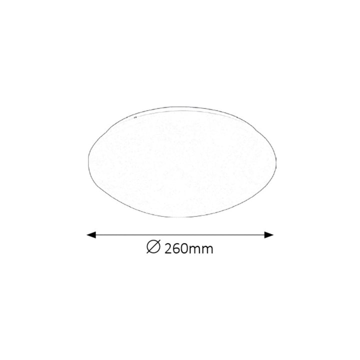 Rabalux Lucas Ellegant Rund Taklampa 3437 Vit 12W 900 lm