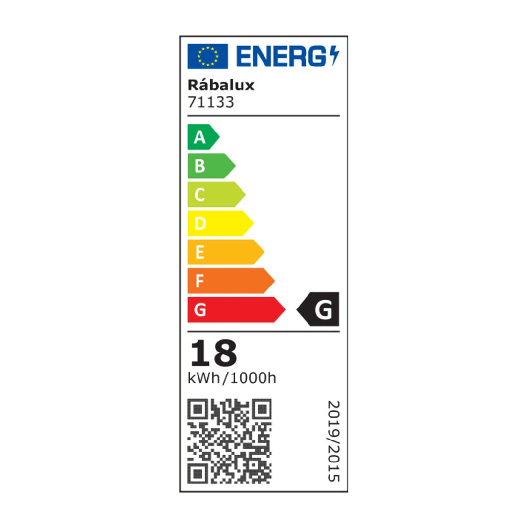 Rabalux Lucas 71133 Rund 18W Taklampa Med Rörelse- Och Ljussensor