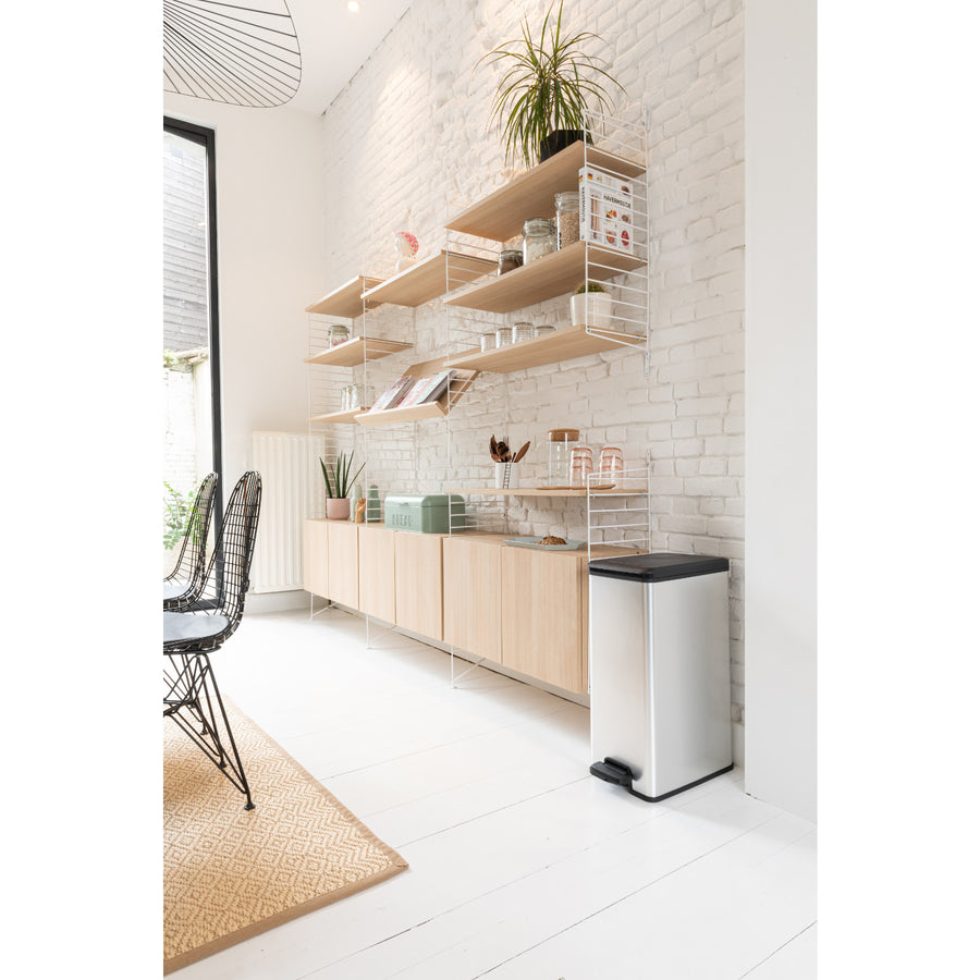 Curver papperskorg, med pedal, kapacitet 40l, Slim Bin