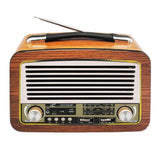 LTC bärbar radio, teleskopantenn, Bluetooth, FM/AM/SW, Olza Retro