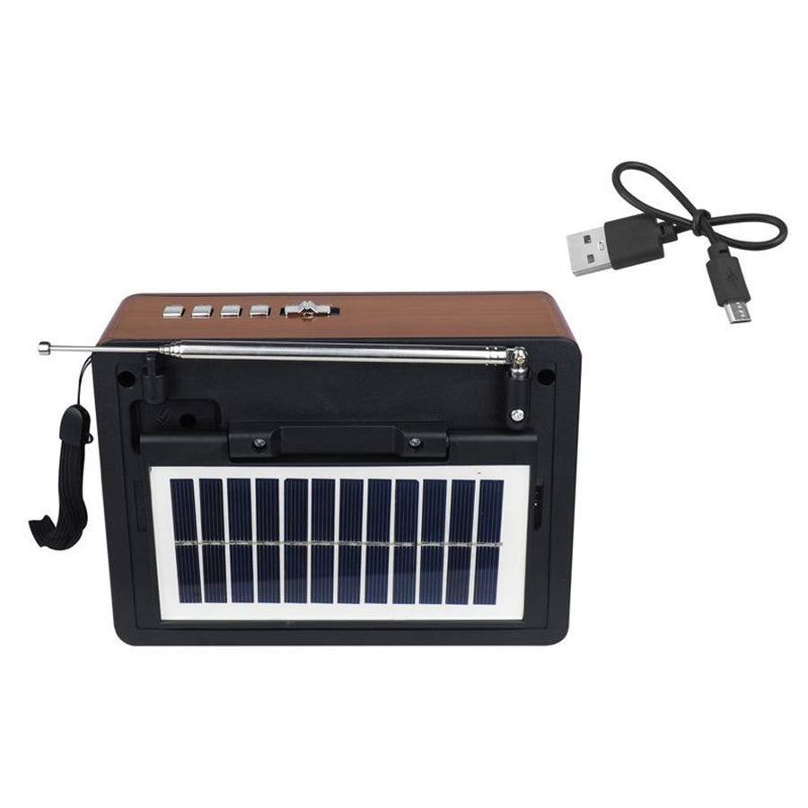 LTC bärbar radio, Bluetooth, FM/AM/SW, USB, solpanel, LXLTC103UBT