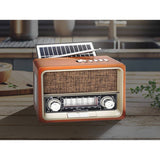 LTC bärbar radio, Bluetooth, FM/AM/SW, USB, solpanel, LXLTC103UBT