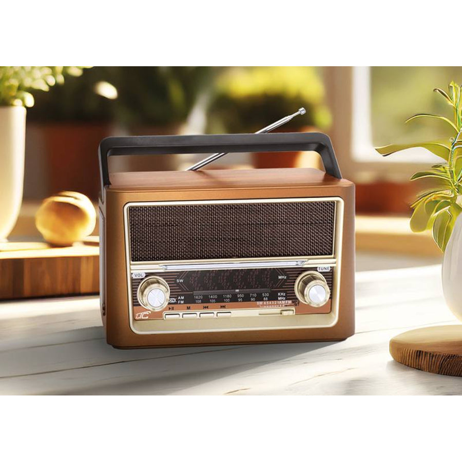 LTC bärbar radio, Bluetooth, FM/AM/SW, USB, LXLTC118UBT