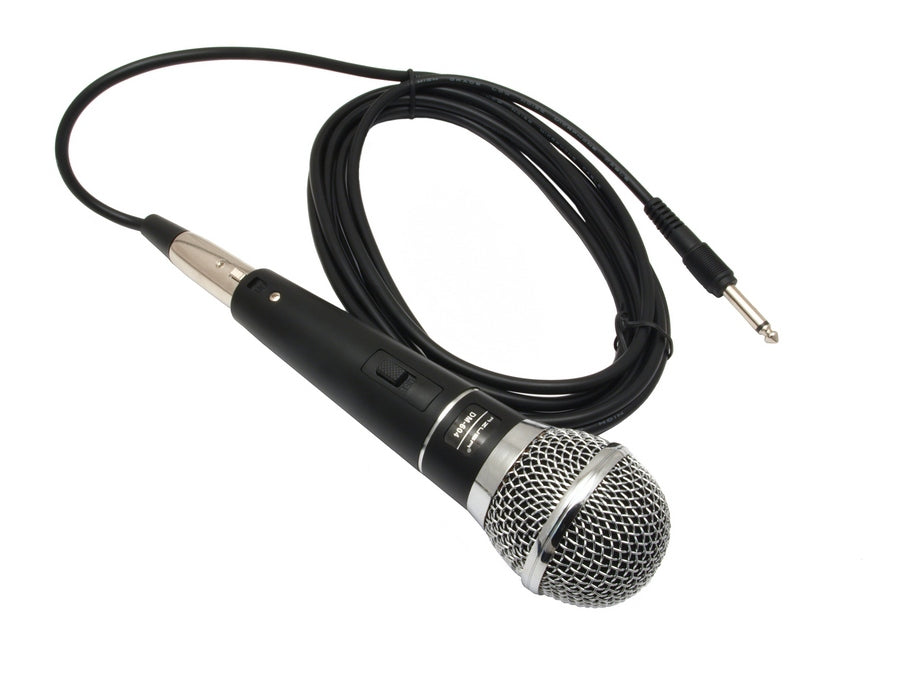 Dynamisk mikrofon Rebel DM-604 + fodral, kabel XLR - Jack 6,3 mm
